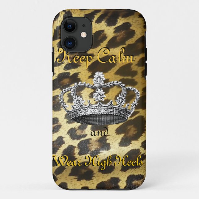 Keep Calm and Carry On (in High Heels) Case-Mate iPhone Case (Back)