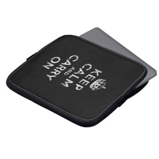 Keep Calm and Carry On Laptop Sleeve