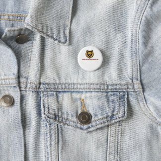 Keep Calm and Carry On Lion Shield Pin Button – B