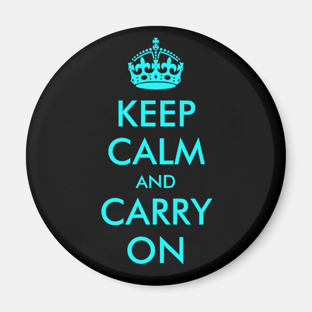 Keep Calm and Carry On Magnet (Front)