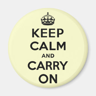 Keep Calm And Carry On Magnet