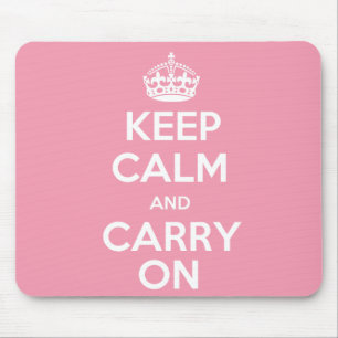 Keep Calm and Carry On Mousepad