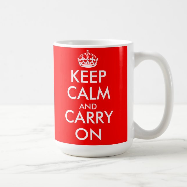 Keep Calm and Carry On Mug - Original (Right)