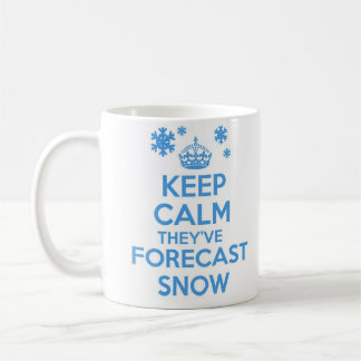 Keep Calm and Carry on mug - Snow