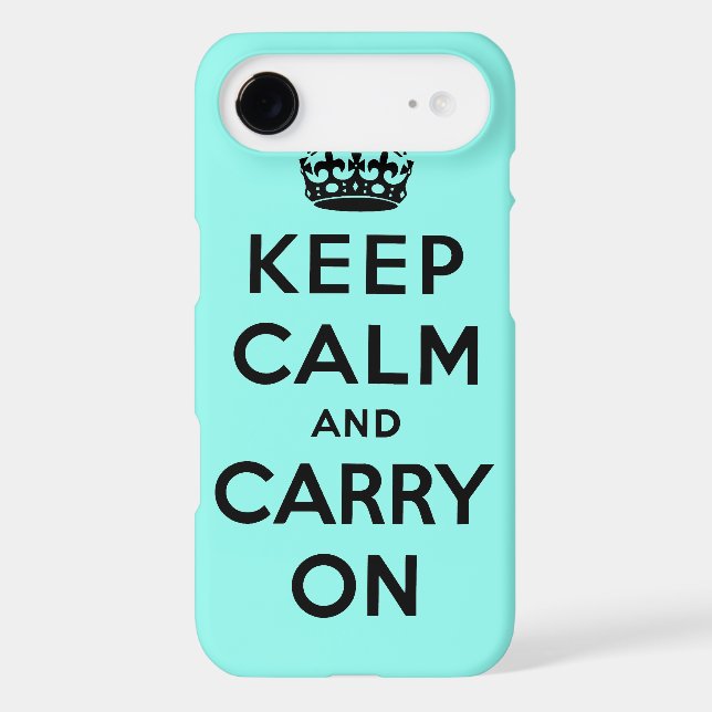 keep calm and carry on Original Case-Mate iPhone Case (Back)