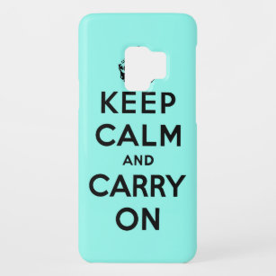keep calm and carry on Original Case-Mate Samsung Galaxy S9 Case