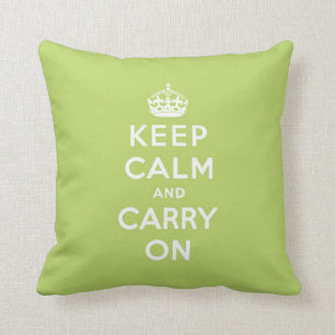 keep calm and carry on Original Cushion