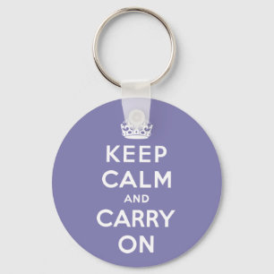keep calm and carry on Original Key Ring