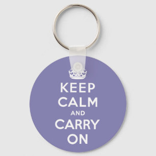 keep calm and carry on Original Key Ring