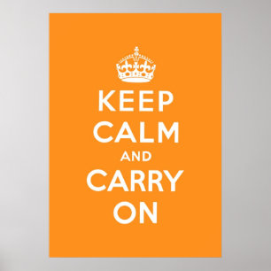 keep calm and carry on Original Poster