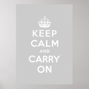 keep calm and carry on Original Poster