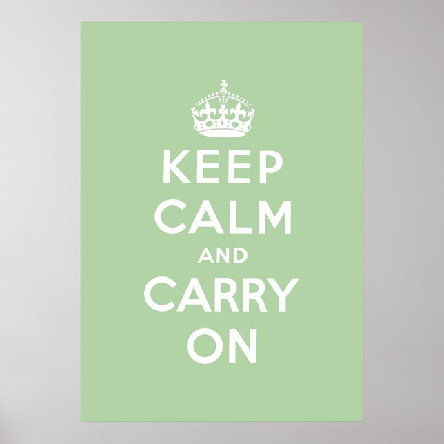 keep calm and carry on Original Poster (Front)