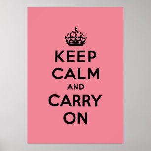 keep calm and carry on Original Poster