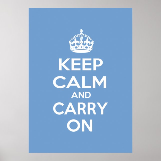 Keep Calm and Carry On Poster (Front)