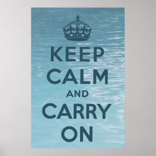 Keep Calm And Carry On Poster
