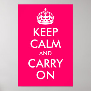 Keep Calm and Carry On Print