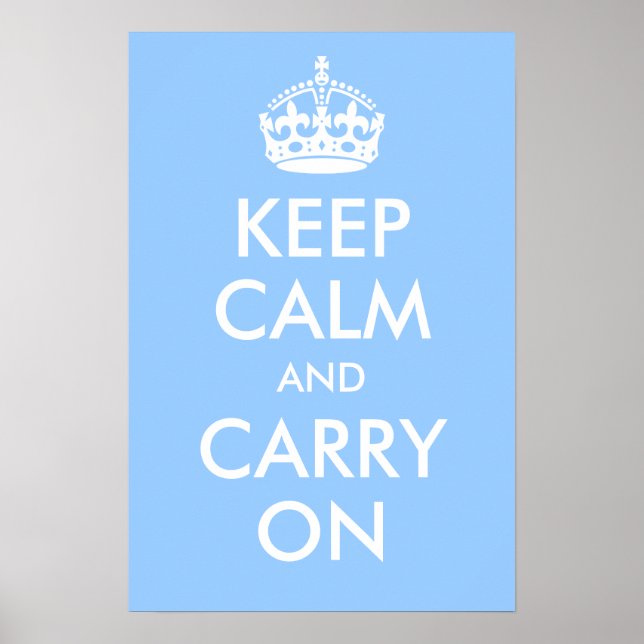 Keep Calm and Carry On Print (Front)