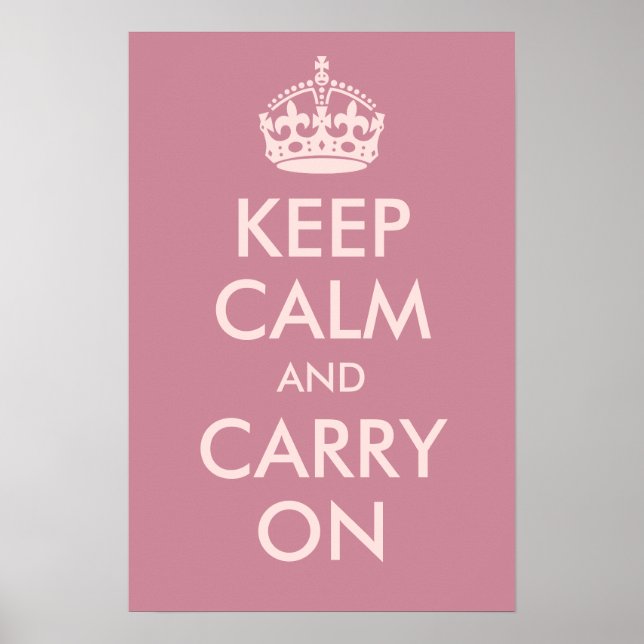 Keep Calm and Carry On Print (Front)