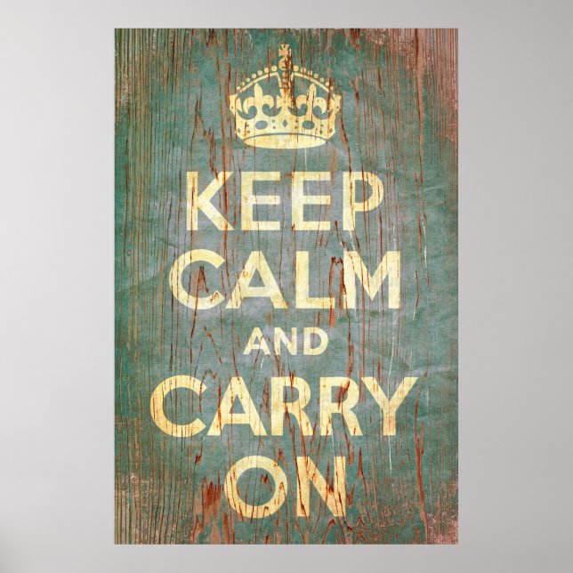 Keep Calm and Carry On Print (Front)