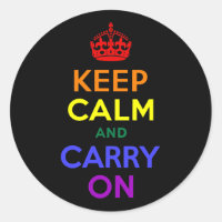 Keep Calm and Carry On Rainbow
