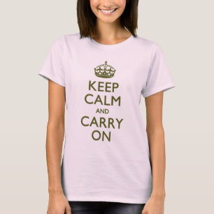 KEEP CALM AND CARRY ON T-Shirt