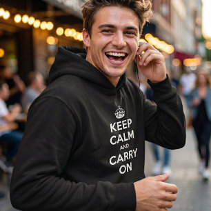 Keep Calm and Carry On - The Original Design Hoodie