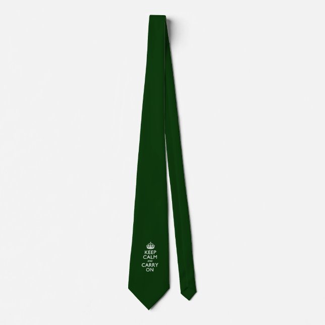 KEEP CALM AND CARRY ON TIE (Front)