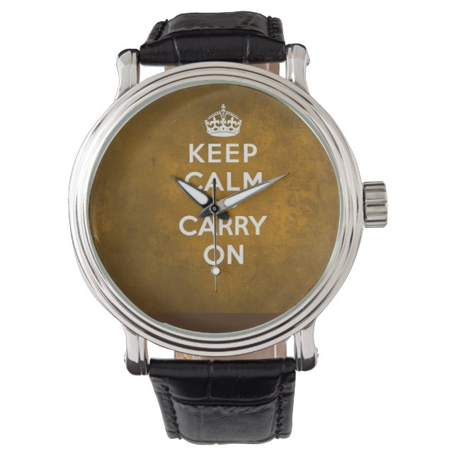 Keep Calm and Carry On  Watch (Front)