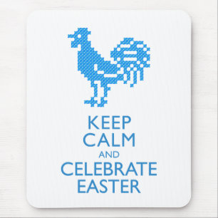 KEEP CALM AND CELEBRATE EASTER MOUSE PAD