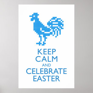 KEEP CALM AND CELEBRATE EASTER POSTER