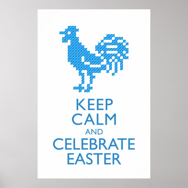 KEEP CALM AND CELEBRATE EASTER POSTER (Front)