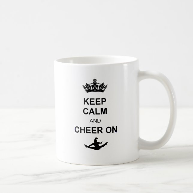 Keep Calm and Cheer on Coffee Mug (Right)