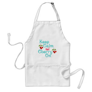 Keep Calm And Cherry On Apron