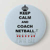 Keep Calm and Coach Netball Theme