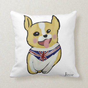 Keep Calm and Corgi On Pillow