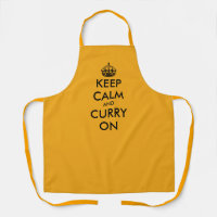 Keep calm and curry on funny kitchen cooking