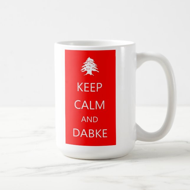KEEP CALM and DABKE Coffee Mug (Right)