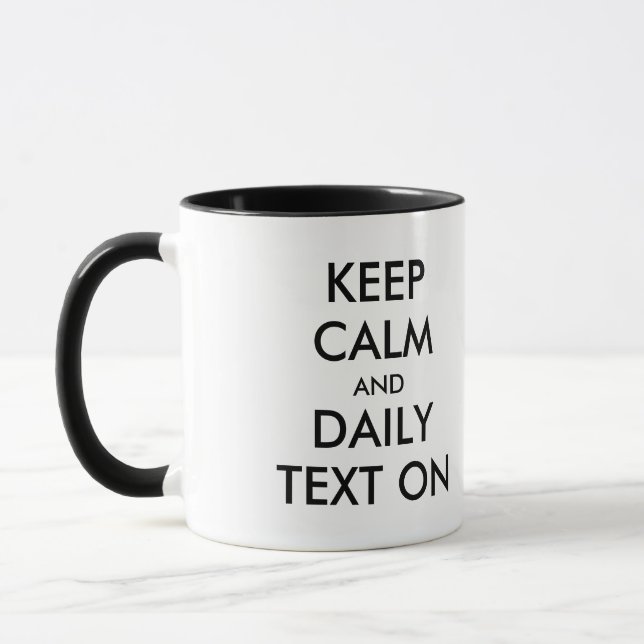 Keep Calm and Daily Text On! JW  Mug (Left)