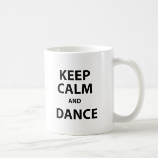 Keep Calm and Dance Coffee Mug