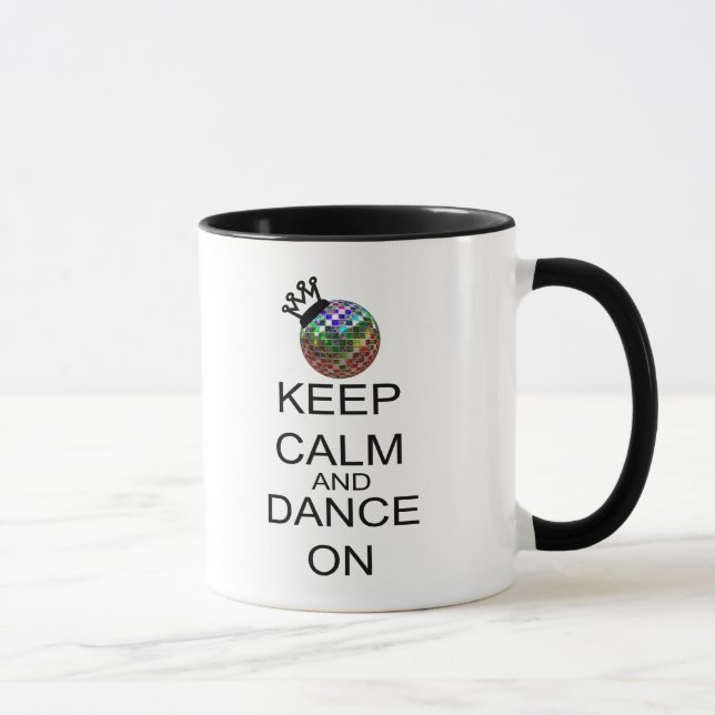 Keep Calm And Dance On Mug (Right)
