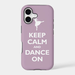 Keep Calm and Dance On (pale violet)