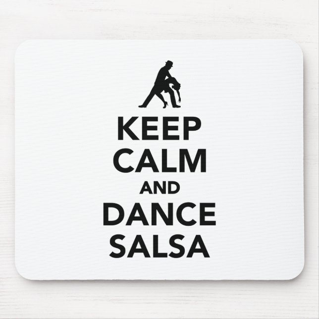 Keep calm and dance Salsa Mouse Pad (Front)