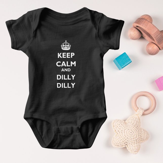 Keep Calm and Dilly Dilly Baby Jersey Bodysuit (Keep Calm and Dilly Dilly Baby Jersey Bodysui)