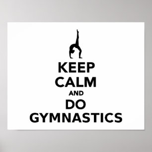 Keep calm and do Gymnastics Poster