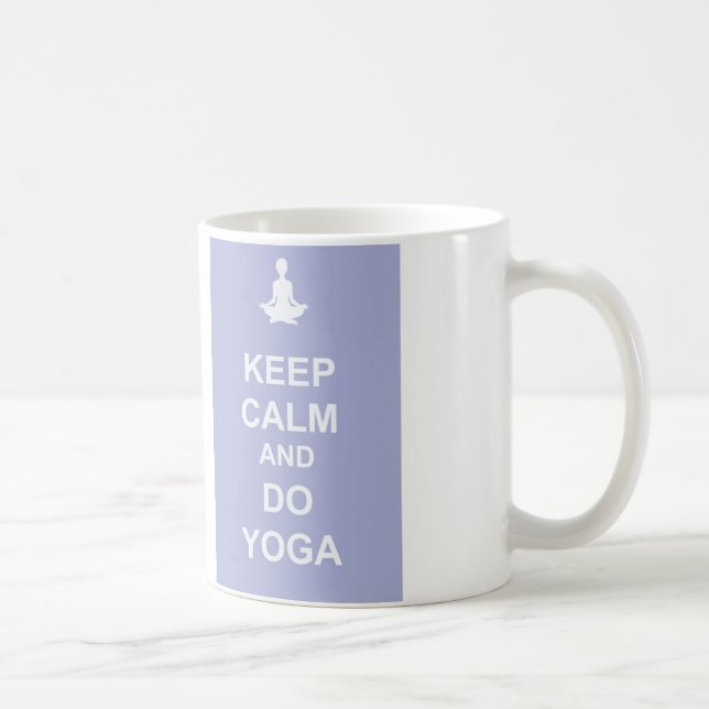 Keep Calm and Do Yoga Coffee Mug (Right)
