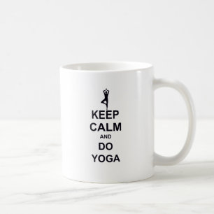 keep Calm and do Yoga Coffee Mug