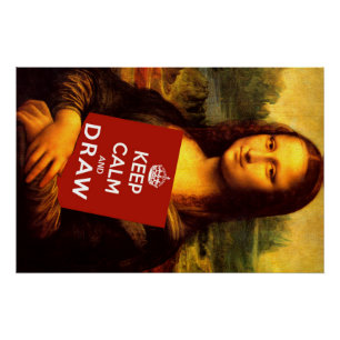 Keep Calm And Draw Poster