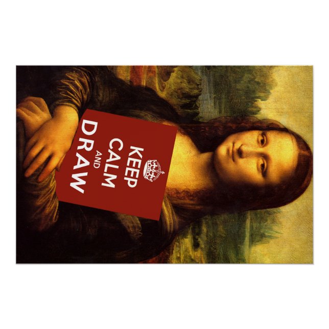 Keep Calm And Draw Poster (Front)