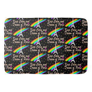 KEEP CALM AND DREAM OF PARIS BATH MAT