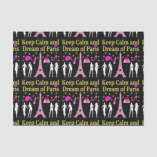 KEEP CALM AND DREAM OF PARIS TISSUE PAPER
